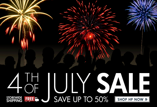 SHOP THE HP 4th OF JULY SALE! Save up to 50% and get STOREWIDE FREE SHIPPING!