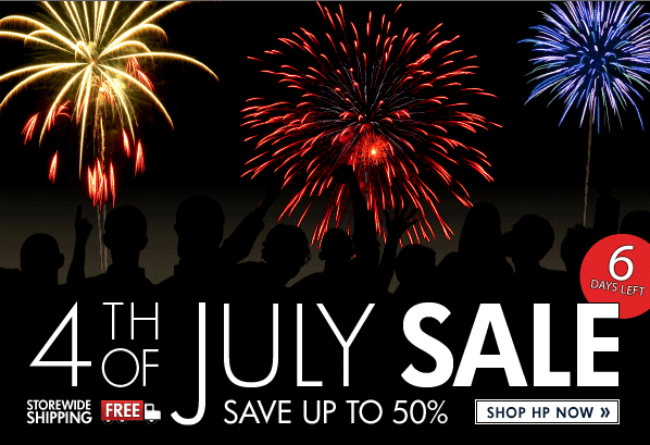 SHOP THE HP 4th OF JULY SALE! Save up to 50% and get STOREWIDE FREE SHIPPING!