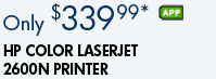 See the HP Color Laserjet 2600N Printer9
