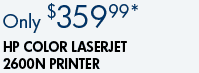 See the HP Color Laserjet 2600N Printer 