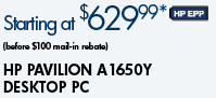 See the Pavilion A1650Y Desktop PC