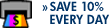 Save 10% every day on all ink, toner and paper