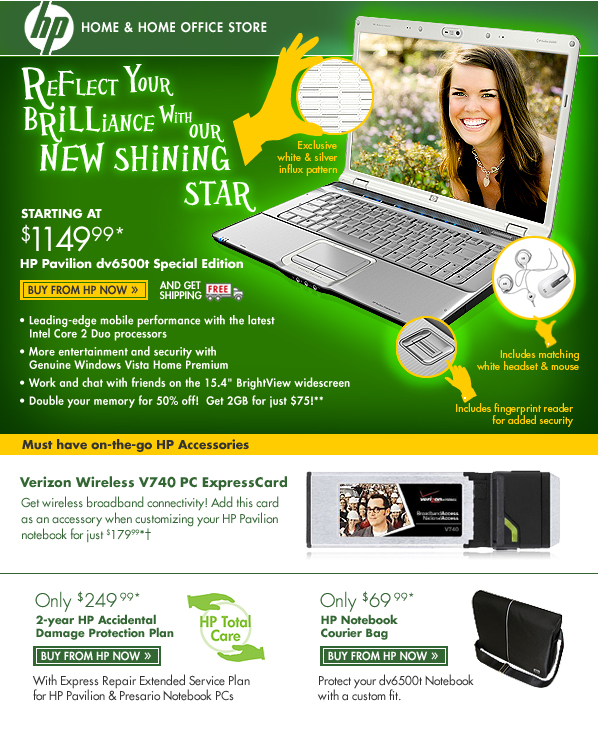 HP Pavilion dv6500t special edition