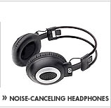 SEE THE HP MOBILE NOISE CANCELING HEADPHONES: Block out distracting background noise and enjoy great sound quality with these comfortable noise-canceling headphones. Airplane adapter and travel pouch included.