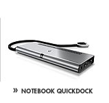 SEE THE HP NOTEBOOK QUICKDOCK: This QuickDock keeps you connected to power, peripherals and the Internet with a single cable! Just plug cables into the dock and connect your notebook.