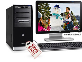 SEE THE HP PAVILION a6250t DESKTOP PC: SAVE $100! Great value for everyday computing, with all the latest digital entertainment. Ideal for digital photography and comes with Windows Home Vista Premium!