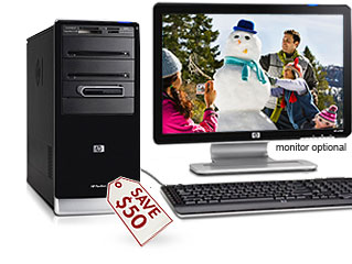 SEE THE HP PAVILION a6250t DESKTOP PC: SAVE $100! Great value for everyday computing, with all the latest digital entertainment. Ideal for digital photography and comes with Windows Home Vista Premium!