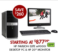 SEE THE HP PAVILION ELITE m9000t DESKTOP PC: Perfect for managing digital content such as TV shows, HD movies and photos! Instantly back up all your files with just one touch.