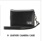 SEE THE HP PHOTOSMART PREMIUM LEATHER CAMERA CASE: There's nothing like luxurious, supple leather for protecting, padding, and carrying your new HP Photosmart digital camera.