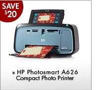 SEE THE HP PHOTOSMART A626 COMPACT PHOTO PRINTER
