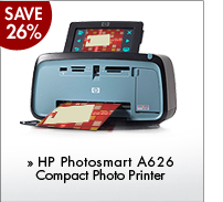 SEE THE HP PHOTOSMART A626 COMPACT PHOTO PRINTER
