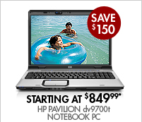 SEE THE HP PAVILION dv9700t NOTEBOOK PC