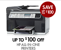 UP TO $100 OFF HP ALL-IN-ONE PRINTERS