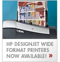 HP DESIGNJET WIDE FORMAT PRINTERS NOW AVAILABLE! SHOP HP NOW