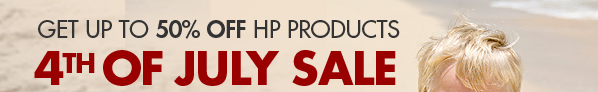 UP TO 50% OFF HP PRODUCTS! SHOP THE 4TH OF JULY SALE NOW!