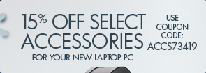 15% off all accessories