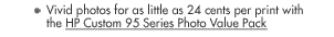 HP Custom 95 Series Photo Value Pack