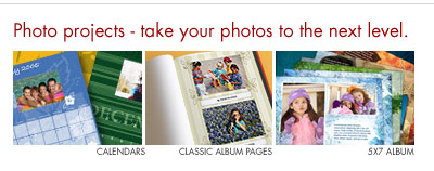 Photo projects - take your photos to the next level.