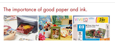 The importance of good paper and ink.