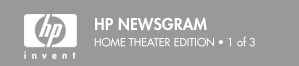 HP Newsgram Home Theater Edition - 1of 3