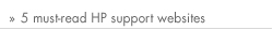 5 must-read HP support websites