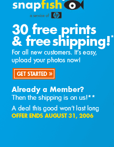 30 Free Prints & Free Shipping*