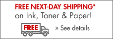Free next day shipping on All Ink & Paper!
Browse Ink & Toner & Paper