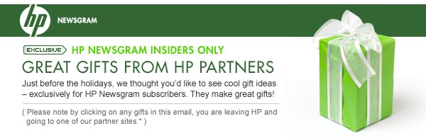 Great Gifts from Newsgram Partners