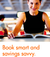 Book smart and savings savvy.