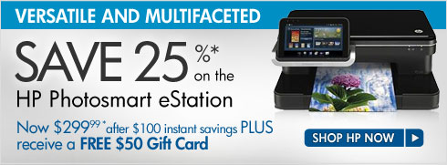 Save 25% on the HP Photosmart eStation