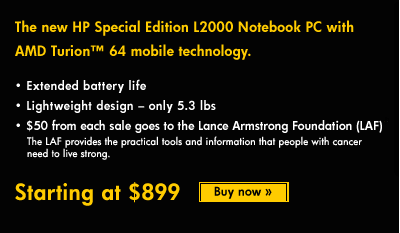 See the new HP Special Edition L2000 Notebook PC