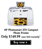 See the HP Photosmart 375 Compact Photo Printer