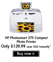 See the HP Photosmart 375 Compact Photo Printer