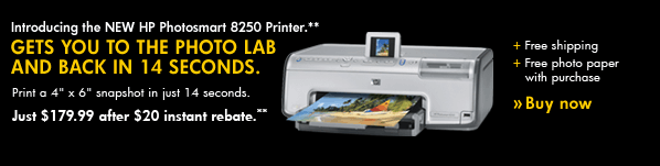 See the NEW HP Photosmart 8250 Printer