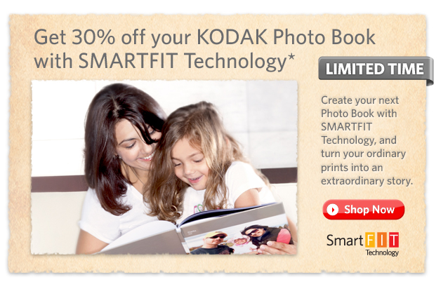 KODAK Photo Bookwith SMARTFIT Technology  