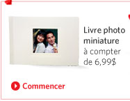 Livre photo miniature à compter de 6,99 $