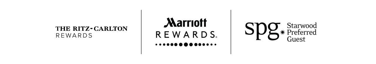 Marriott Rewarda, SPG, The Ritz Carlton logos