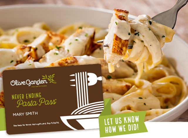 Never Ending Pasta Pass