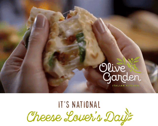 It’s National Cheese Lover’s Day!”