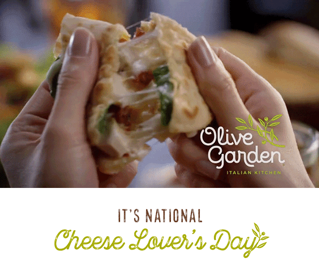 It’s National Cheese Lover’s Day!”