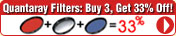 Quantaray Filters - Buy 3, Get 33% Off!