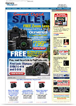 Example of an e-newsletter from CameraWorld.com