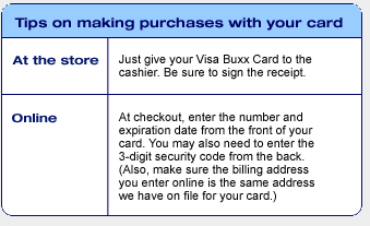 Tips on making purchases with your card