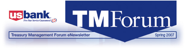 Treasury Management Forum eNewsletter