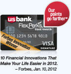 FlexPerks Travel Rewards Visa Signature&reg; - Forbes Innovation Winner